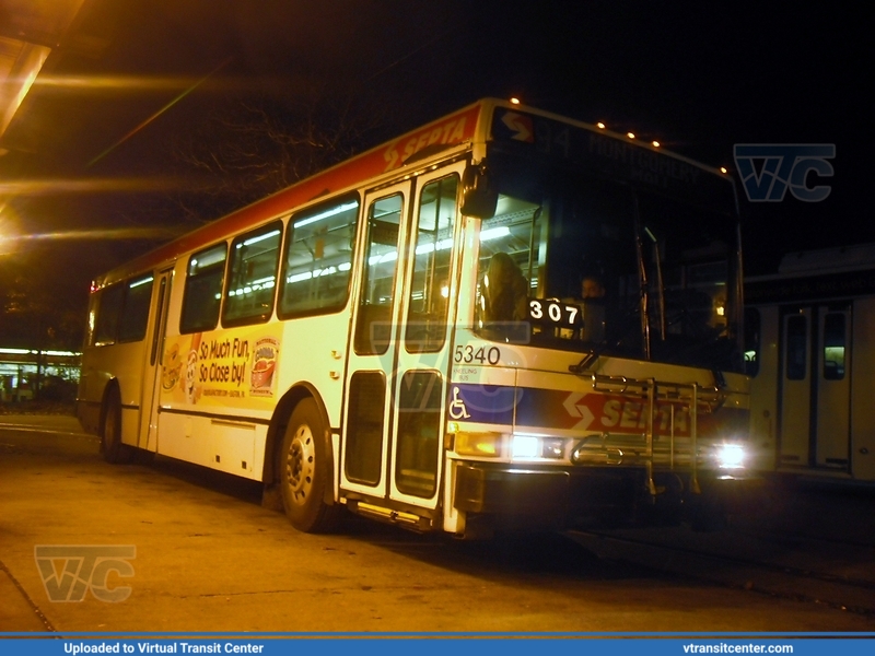 SEPTA 5340 on Route 94
Route 94 to Montogmery Mall
NABI 416
November 13th, 2009
