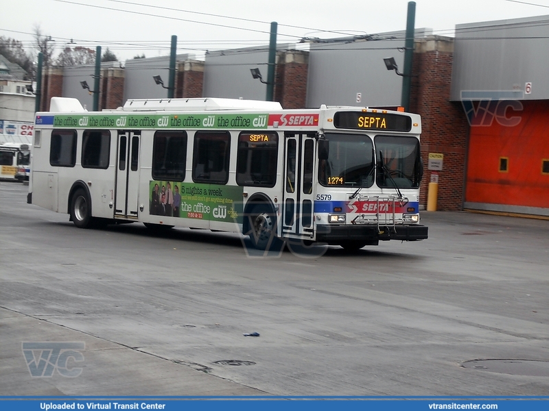 SEPTA 5579
SEPTA
New Flyer D40LF
November 14th, 2009
