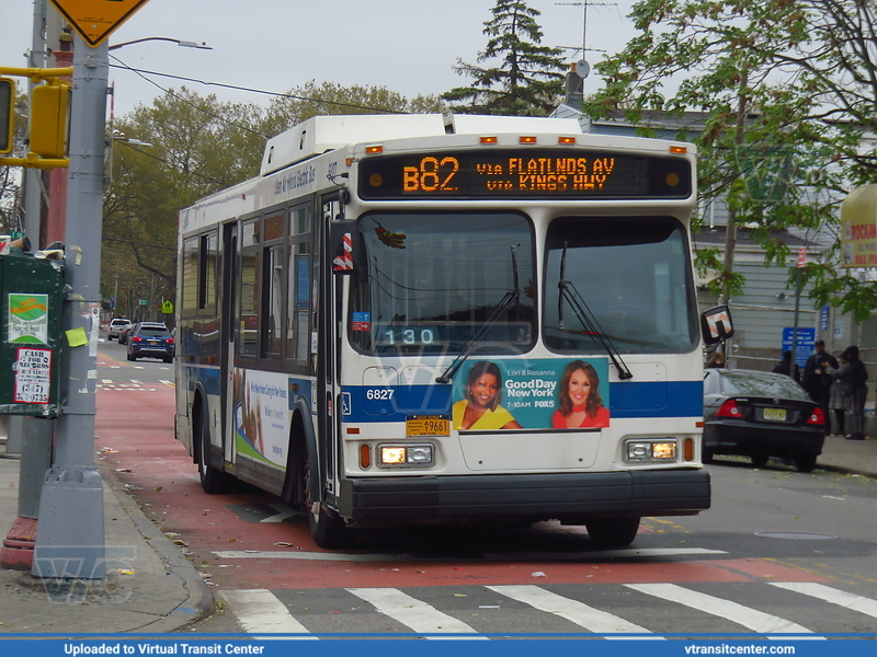 MTA New York City 6827 on route B82
B82 via Kings Highway
Orion VII
Canarsie-Rockaway Parkway, Brooklyn, New York City, NY

Keywords: NYCT;Orion VII OG