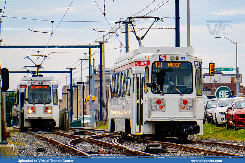 SEPTA Trolley Suburban K-Car 113 and 118
SEPTA Metro D1 Line to 69th Street Transit Center (Signed as Media)
Kawasaki Double Ended LRV
Keywords: SEPTA Trolley;SEPTA Metro;Kawasaki LRV