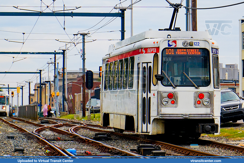 SEPTA Trolley Suburban K-Car 122 on Route D2
SEPTA Metro D2 Line to 69th Street Transit Center
Kawasaki Double Ended LRV
Keywords: SEPTA Trolley;SEPTA Metro;Kawasaki LRV
