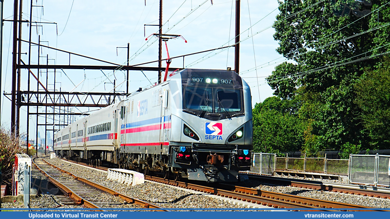 SEPTA Regional Rail Locomotive 903
Trenton Line to Trenton
Siemens ACS-64
