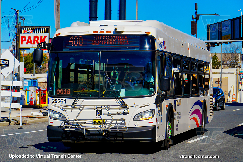 NJ Transit 25264 on Route 400
Route 400 to Sicklerville Deptford Mall
Keywords: NJT;Xcelsior