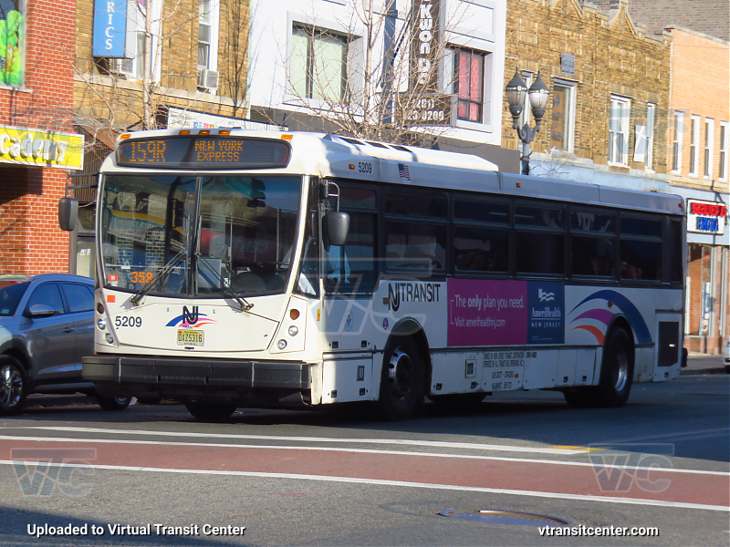 NJ Transit 5209 on Route 156R
Route 156R Express to New York
