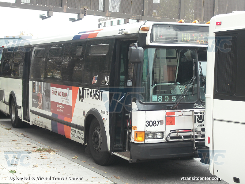 NJ Transit 3087
Not In Service
Flxible Metro-B
November 3rd, 2009
