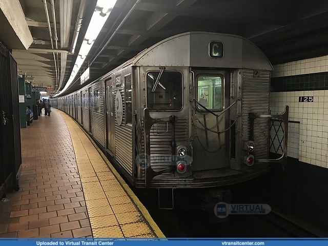 MTA New York City Subway R32 consist on the C train
C Train to Euclid Avenue
Budd R32
125 St/St Nicholas Station, Manhattan, New York City, NY
Keywords: NYC Subway;Budd;R32