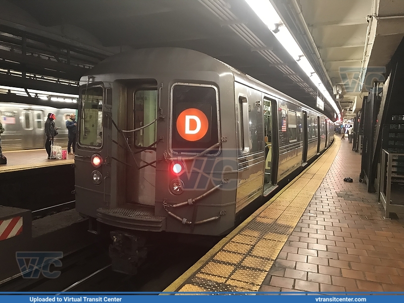 MTA New York City Subway R68A Consist on the D Train
D train to Coney Island/Stillwell Avenue
Kawasaki R68A
125 St/St Nicholas Station, Manhattan, New York City, NY
Keywords: NYC Subway;Kawasaki