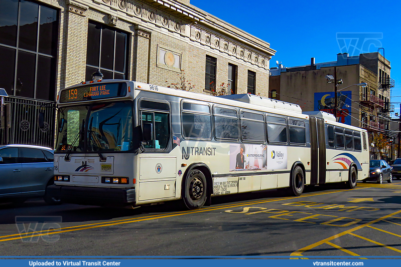 NJ Transit 9616 on Route 159
Route 159 Fort Lee
