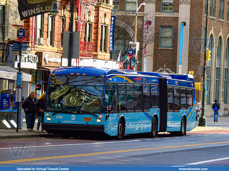 MTA New York City 5585 on M14 SBS
NovaBus LFS Artic
