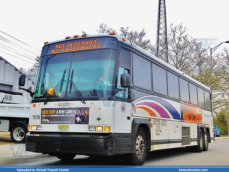 NJ Transit 7019
Not In Service
Motor Coach Industries 102 DWA3 CNG
Toms River Terminal, Toms River, NJ
May 7th 2014
