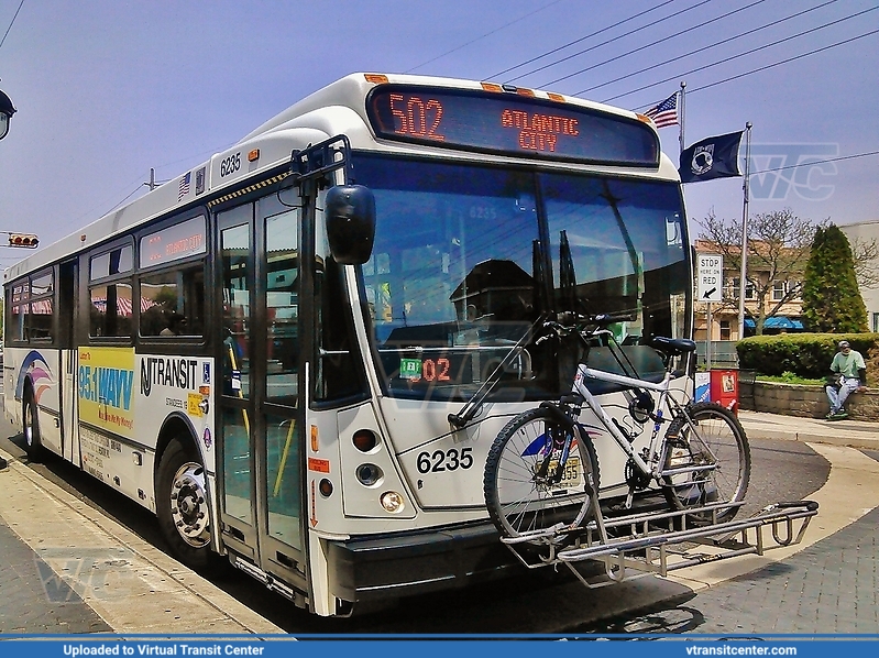 NJ Transit 6235 on route 502
502 to Atlantic City
North American Bus Industries (NABI) 416.15
West Jersey Avenue at Main Street (Bus Terminal), Pleasantville, NJ
May 7th, 2014
