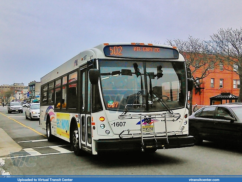 NJ Transit 1607 on route 502
502 to Atlantic Cape Community College
North American Bus Industries (NABI) 31LFW
May 7th, 2014
Keywords: NJT;NABI 31LFW