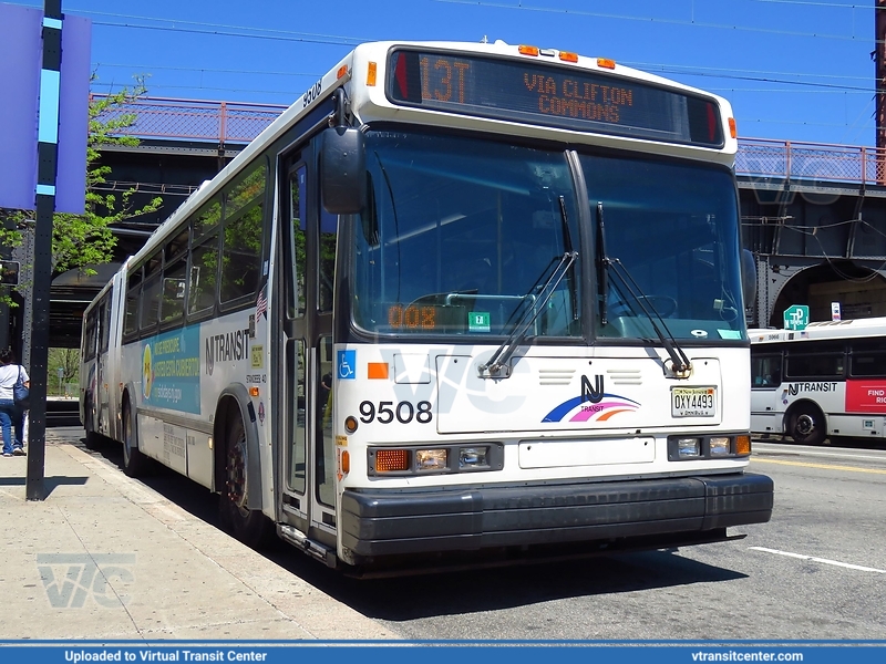 NJ Transit 9508 on route 13
13T to Irvington
Neoplan AN459
Newark Broad Street Station, Newark, NJ
Keywords: NJT;Neoplan AN460