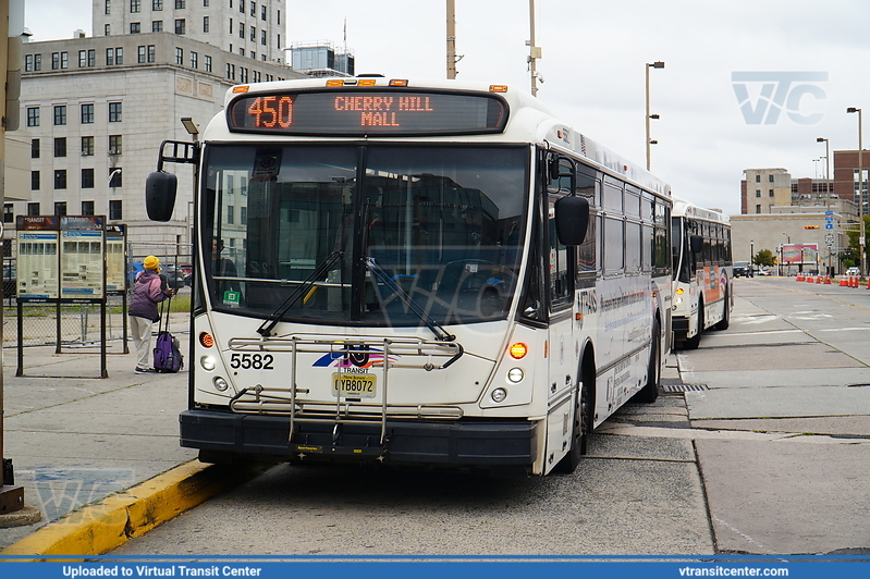 NJ Transit 5582 on Route 450
Route 450 to Cherry Hill Mall
NABI 416.15
Walter Rand Transportation Center, Camden, NJ
August 31st, 2024
Keywords: NJTBus