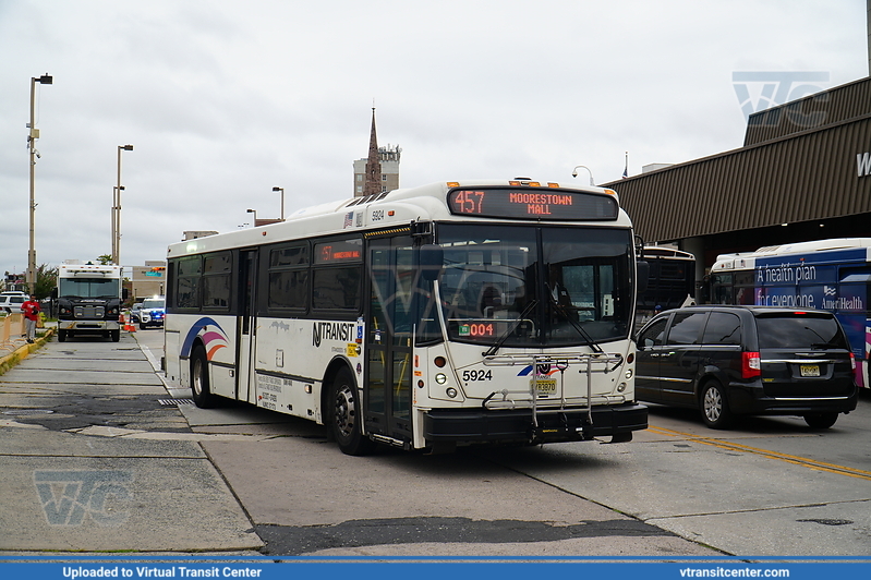 NJ Transit 5924 on Route 457
Route 457 to Moorestown Mall
NABI 416.15
Walter Rand Transportation Center, Camden, NJ
August 31st, 2024
Keywords: NJTBus