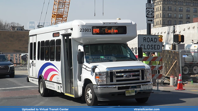 NJ Transit 23903 on route 890
Route 890 Pohatcong Township
Ford E450/Coach and Equipment Phoenix
Ferry Avenue at 3rd Street, Easton, PA
Keywords: NJT;Ford