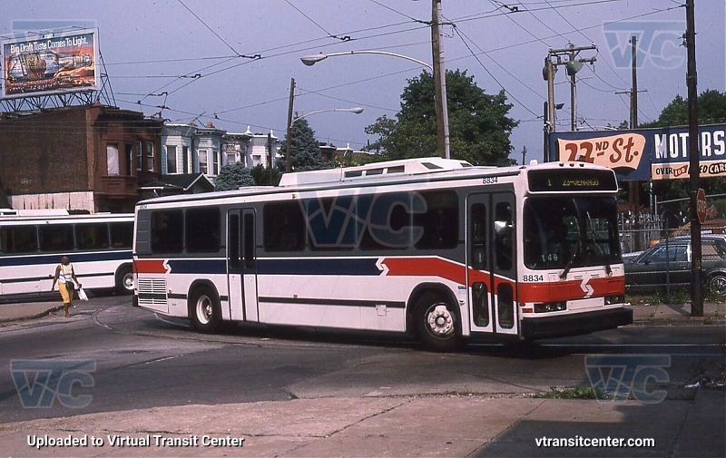 SEPTA Neoplan 8834 on Route 1
Route 1 to 23rd-Venango
Photogropher Unknown
