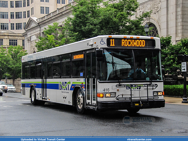 Delaware Area Regional Transit 416 on route 11
11 to Rockwood
Gillig Low Floor
10th and King Streets, Wilmington, DE
June 5th, 2017
Keywords: DART First State;Gillig Low Floor