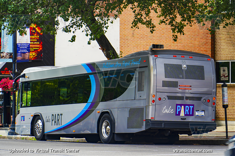 PART 2019 Gillig BRT 55 on Route 5
Rear view
Keywords: Take PART;GilligBRT