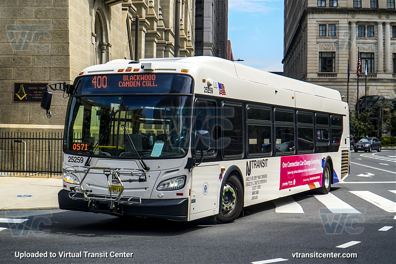 NJ Transit 25259 on Route 400
Route 400 to Blackwood, Camden Community College
Keywords: NJ Transit;New Flyer XD40
