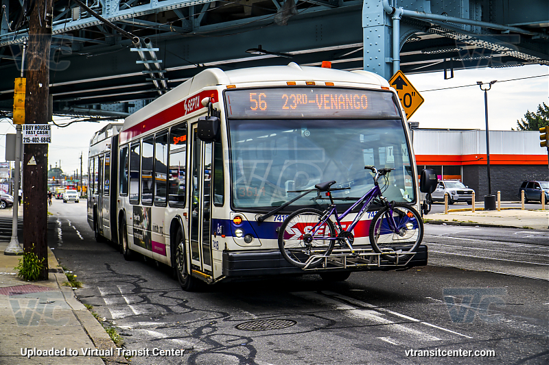 SEPTA 7418 on Route 56
Route 56 to 23rd-Venango
Keywords: SEPTA Bus;NovaBus LFSA