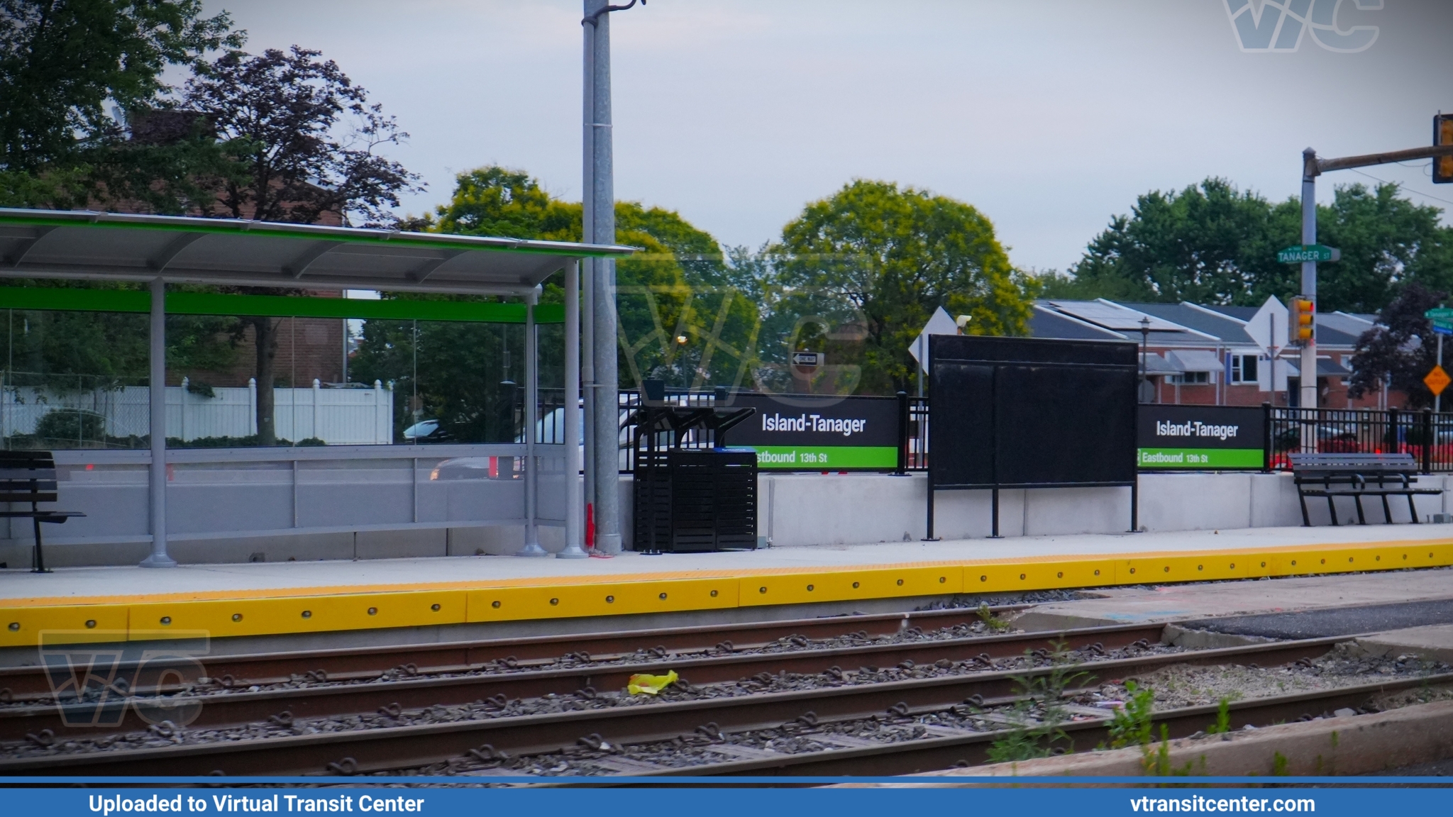 SEPTA Metro Island-Tanager Station Eastbound Platform for the T5