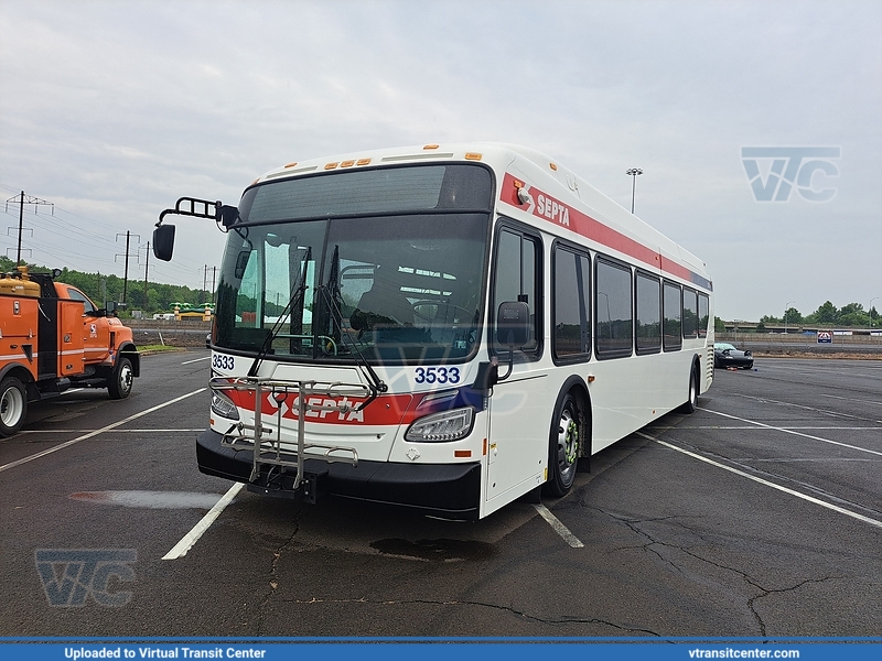 SEPTA 3533 at the SEPTA 2024 Bus Roadeo
Not In Service
New Flyer XDE40
At the SEPTA Bus and Maintenance Roadeo 2024
