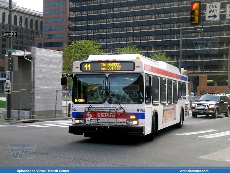 SEPTA 8154 on Route 44
Route 44 5th-Market via 30th St
New Flyer DE40LF
Market Street and 5th Street, Philadelphia, PA
April 11th 2011
Keywords: SEPTA;DE40LF