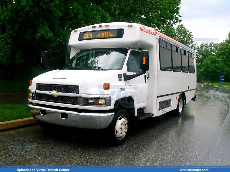 SEPTA 2099 on roue 204
204 to Paoli Station
Chevrolet Challenger/Champion Defender Cutaway
Eagleview Corporate Center, Eagleview, PA
May 16th, 2011
