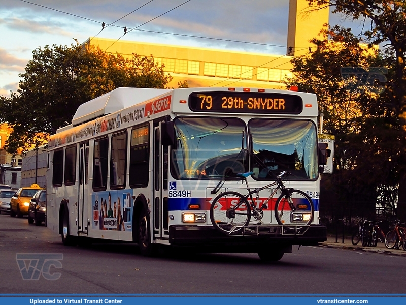 SEPTA 5844H on Route 79
Route 79 to 29th-Snyder
New Flyer DE40LF
October 20th 2011
Keywords: SEPTADE40LF1st