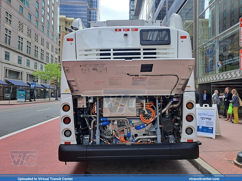 SEPTA XHE40 701 Hydrogen Fuel Cell Bus Electric Motor
Not in Service
New Flyer XHE40

