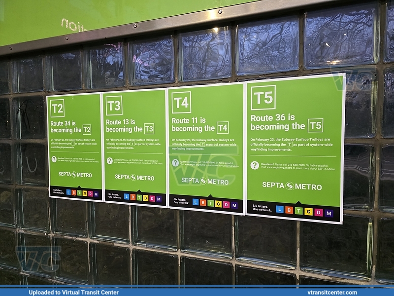 SEPTA Metro 40th Street Portal (Conversion Signs)
40th St. Portal, Philadelphia, PA
Keywords: SEPTA