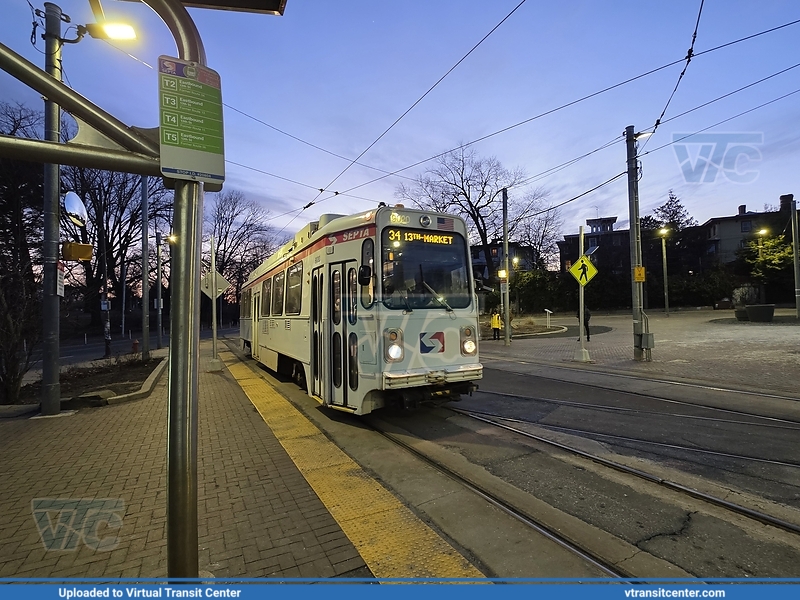 SEPTA Trolley K-Car 9020 on Route T2
Route T2 (34) to 13th-Market
Kawasaki Series 9000 LRV
Keywords: SEPTA;Kawasaki