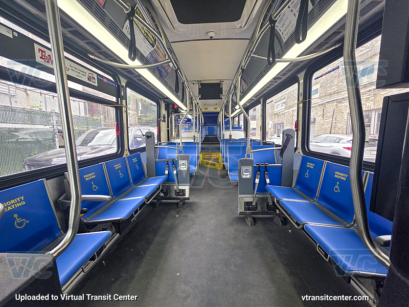 Interior of SEPTA 3291
Looking towards the rear
Ster Seating Infinity Wave
Keywords: SEPTA Bus;New Flyer XDE40