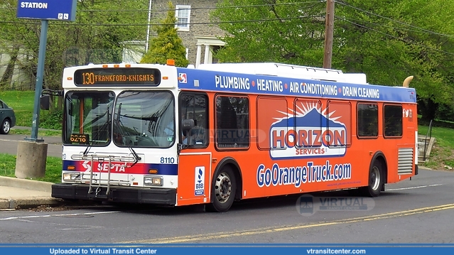 SEPTA 8110 on route 130
Route 130 to Frankford-Knights
New Flyer D40LF
Langhorne Station, Langhorne, PA
Keywords: New Flyer;D40LF