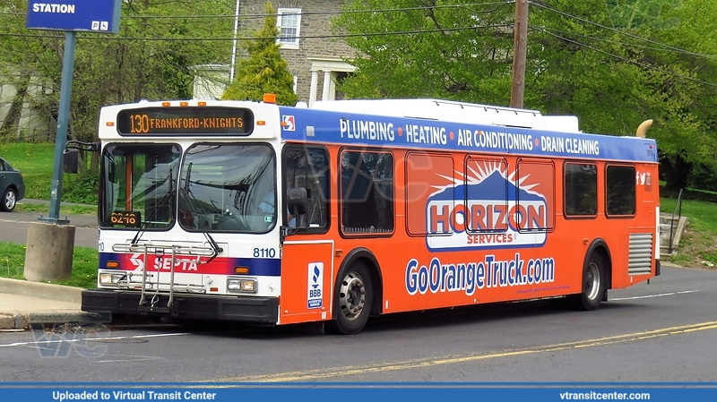 SEPTA 8110 on route 130
Route 130 to Frankford-Knights
New Flyer D40LF
Langhorne Station, Langhorne, PA
Keywords: New Flyer;D40LF