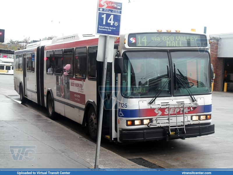 SEPTA 7125 on Route 14
Route 14 to Oxford Valley Mall via Neshaminy
Neoplan AN460
November 14th, 2009
Keywords: SEPTA;Neoplan