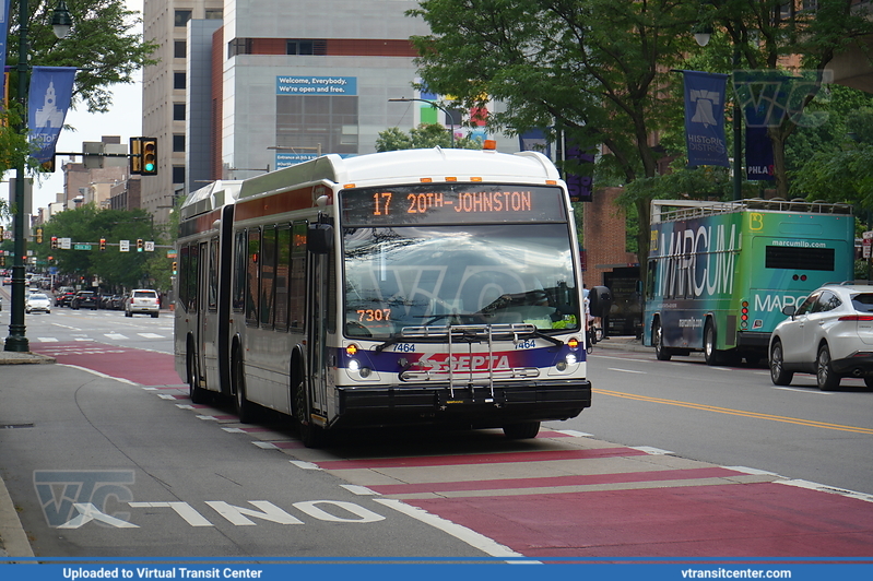 SEPTA 7464 on Route 17
Route 17 to 20th-Johnston
NovaBus LFS Artic
Keywords: SEPTA;LFSA