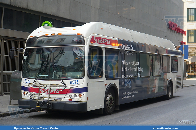 SEPTA 8375
Not In Service
New Flyer DE40LFR
Keywords: SEPTA;DE40LFR
