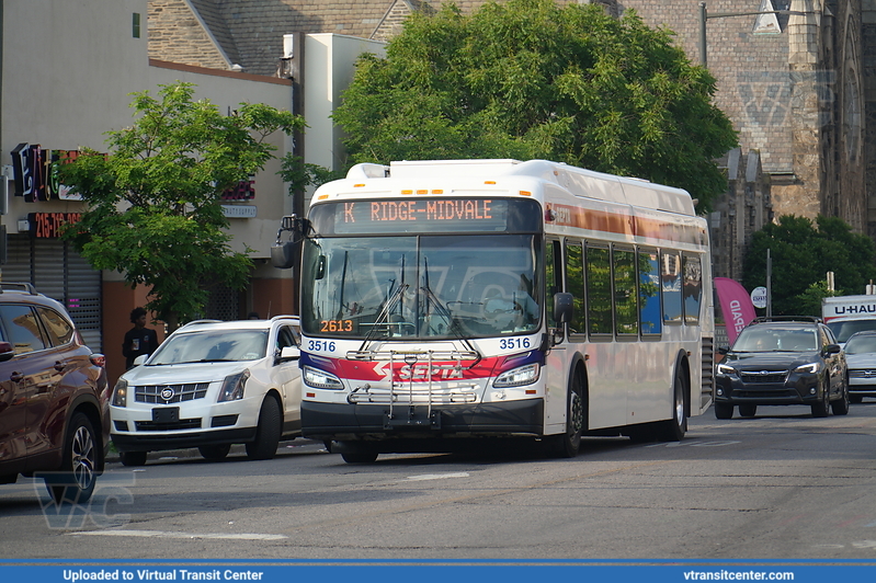 SEPTA 3516 on Route K
Route K to Ridge-Midvale
New Flyer XDE40
Keywords: SEPTA;XDE40