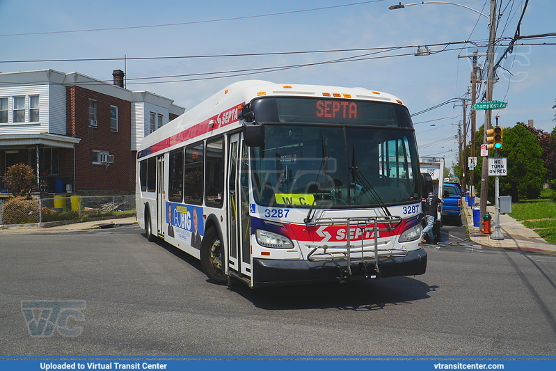 SEPTA 3287 on a Route K Wildcat Run
Route K to Arrott Transportation Center (wildcat run)
New Flyer XDE40
Keywords: SEPTA;XDE40
