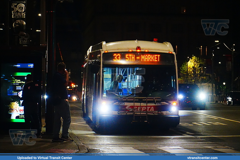 SEPTA 7303 on Route 33
Route 33 to 23rd-Venango (Signed as 5th-Market)
NovaBus LFS Artic
Keywords: SEPTA;NovaLFSA