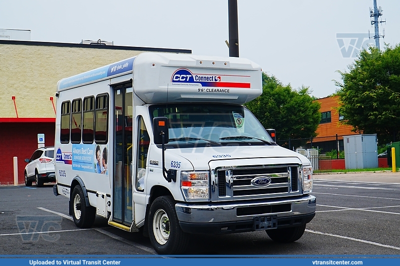 SEPTA CCT Connect 6335
Customized Community Transit
Ford E350/Coach and Equipment MetroLite
Keywords: SEPTAAccess;FordE350