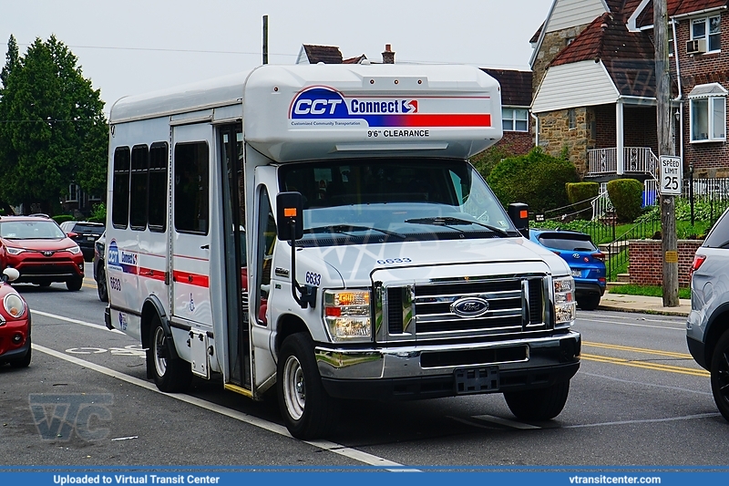 SEPTA CCT Connect 6633
Customized Community Transit
Ford E350/Coach and Equipment MetroLite
Keywords: SEPTAAccess;FordE350