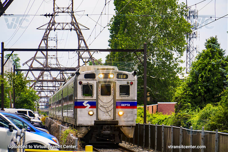 SEPTA Silverliner IV 159 Leading Norristown Train
Manayunk/Norristown Line Train to Norristown
