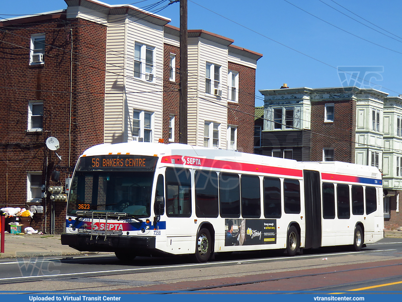 SEPTA 7356 on route 56
56 to Bakers Center
NovaBus LFS Artic
Erie Avenue at "L" Street, Philadelphia, PA

Keywords: SEPTA;NovaBus LFSA;NovaBus LFS;Articulated;Route 56