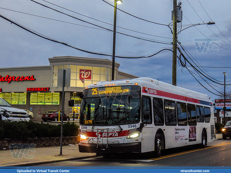 SEPTA 3346 on route 25
Route 25 to Frankford Transportation Center
New Flyer XDE40 "Xcelsior"
Bridge Street at Frankford Avenue, Philadelphia, PA, USA
Keywords: SEPTA;New Flyer XDE40;Xcelsior