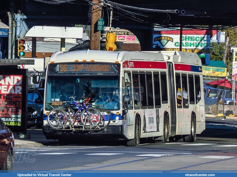 SEPTA 7436 on route 56
56 to 23rd-Venango
NovaBus LFS Articulated
Erie and Kensington Avenues, Philadelphia, PA
Keywords: SEPTA;NovaBus LFSA