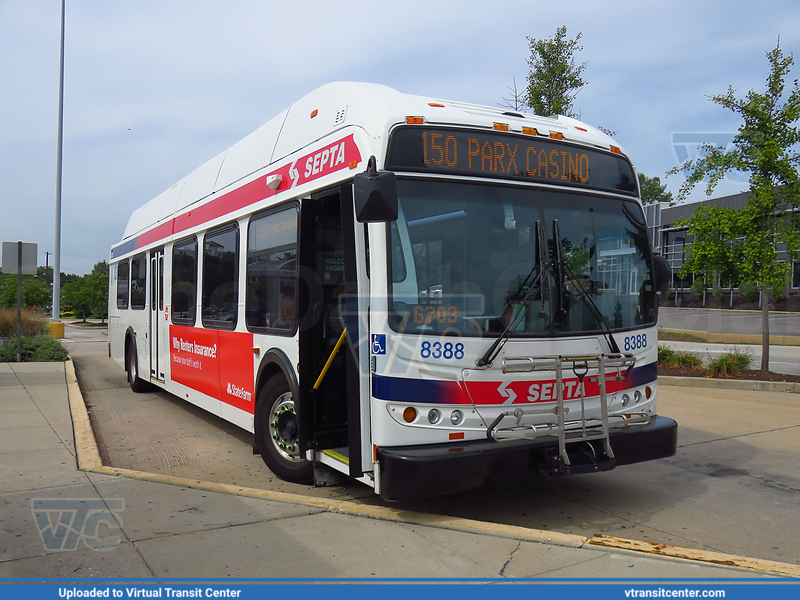 SEPTA 8388 on route 150
Route 150 to Parx Casino
New Flyer DE40LFR
Plymouth Meeting Mall, Plymouth Meeting, PA
Keywords: SEPTA;New Flyer DE40LFR