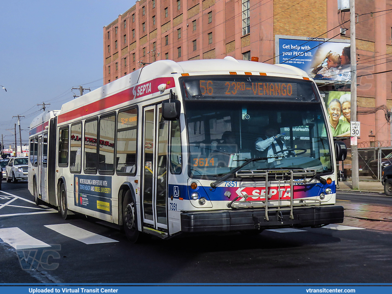 SEPTA 7351 on route 56
Route 56 to Torresdale-Cottman (wrong sign up)
NovaBus LFS Artic
Erie Avenue and "L" Street, Philadelphia, PA
Keywords: SEPTA;NovaBus LFS Artic